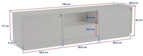 Măsuță TV Vanguard Fressia Marble