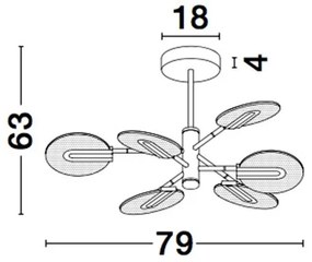 Lustra LED design modern deosebit Genti