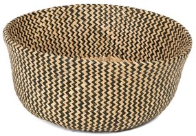 Coș depozitare din iarbă de mare Compactor Zic Zac, ⌀ 45 cm