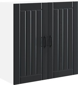 vidaXL Dulap de bucătărie Negru 80 x 31 x 80 cm Lemn compozit