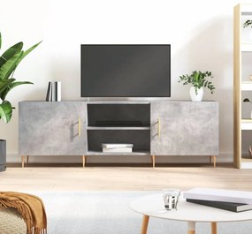 vidaXL Comodă TV, gri beton, 150x30x50 cm, lemn compozit
