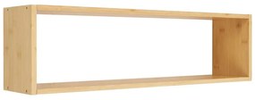 Raft în culoare naturală etajat din bambus 70 cm Ember – House Nordic