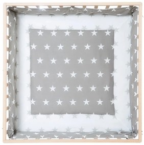 Țarc pentru copii în culoare naturală 100x100 cm – Roba