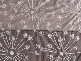 Set pilota pentru tot anul 140x200 cm din fibra goala cu perna 70x90 cm POLARIA, maro