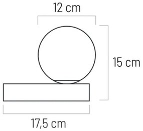 Klausen 146012 - Lumină de perete baie RUBY 1xG9/5W/230V IP44 albă