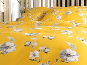 Lenjerie de pat din microfibra YELLOW ROSE galben Dimensiune lenjerie de pat: 70 x 90 cm | 140 x 200 cm