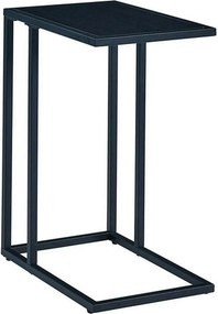 Masuta Symphony D, negru, PAL laminat/metal, 45x30x60 cm