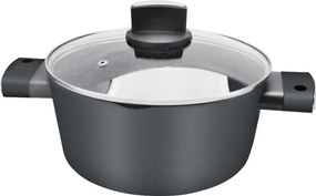 Set de oale Zilan ZLN0942 Negru, cu 9 piese, invelis din marmura si manere fine la atingere