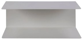 Raft dublu de perete din metal Actona Joliet, lățime 35 cm, alb