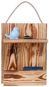 Suport chei din lemn 214 Natural 31x24x8 cm