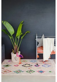 Covor crem lavabil/țesut manual din bumbac 140x200 cm Kaarol – Lorena Canals