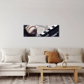 Tablou - Film (cu ceas) (90x30 cm)