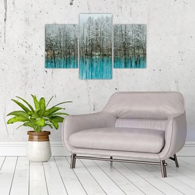 Tablou - Pescărie turcoaz, Biei, Japonia (90x60 cm)