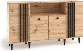 Comodă LIVIA 04 – 160x40x92.5 cm – Stejar Artisan