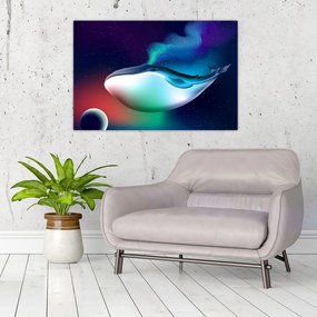 Tablou - Balena spațială (90x60 cm)