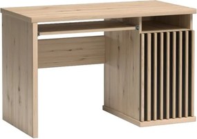 Birou PC, stejar artisan / negru, KOLI C-19