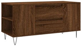 vidaXL Măsuță de cafea, stejar maro, 102x44,5x50 cm, lemn prelucrat