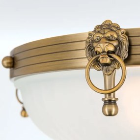 Lustră aplicată Orion DL 7-523/43 ROCCA 4xE27/60W/230V d. 43 cm bronz/alb