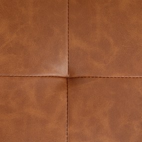 HOMCOM Scaun de birou fotoliu de birou funcție basculantă înălțime reglabilă șezut pivotant 60l x 55,5P x 82-90H cm maro | Aosom Romania