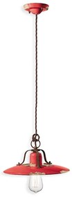 Pendul design retro realizat manual din ceramica COUNTRY, 30cm