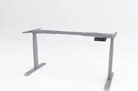Cadru birou reglabil electric Viva Upgrade 2.0, Dual Motor - Gri