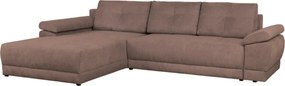 Coltar extensibil EVEREST, universal, stofa catifelata maro - Element0