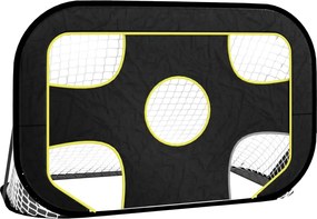 vidaXL Plasă de poartă de fotbal cu țintă 120x80x80 cm poliester