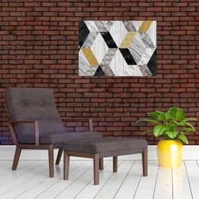 Tablou pe sticlă - Decor texturat (70x50 cm)