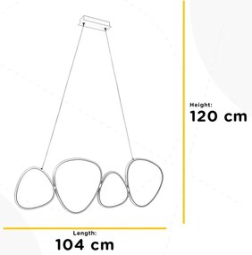 Lustră LED pe cablu ONLI ROMEO LED/48W/230V 4000K alb
