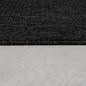 Covor de exterior gri închis 80x150 cm Weave – Flair Rugs