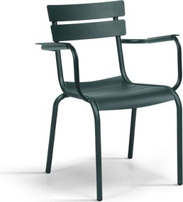 Set 4 scaune TIP FOTOLIU aluminiu -HORECA- h 81 cm - GRI ANTRACIT