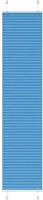 vidaXL Jaluzea plisată Albastru 45x200 cm Lățime țesătură 44,4 cm