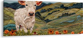 Tablou - Imitație de motiv tricotat (120x50 cm)