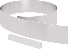vidaXL Margine pentru gazon 4 pcs Argintiu 450 x 0.05 x 15 cm