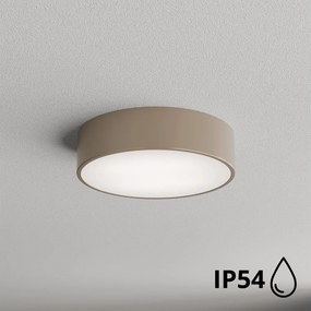 Brilagi - Corp de iluminat pentru baie cu senzor CLARE 2xE27/24W/230V Ø 30 cm IP54 bej