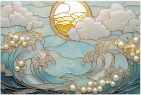 Tablou - Perle 3D în Ocean (90x60 cm)