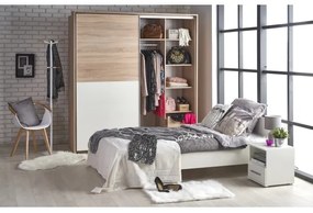 Noptieră LIMA 44x40 cm alb