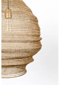 Lustră White Label Lena, ø 37 cm, auriu