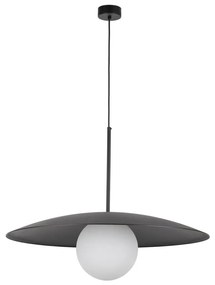 Lustră pe cablu SLATE 1xE27/15W/230V d. 65 cm negru