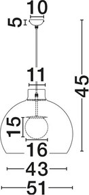 Lustra, Pendul din ratan sintetic pentru exterior Pals negru