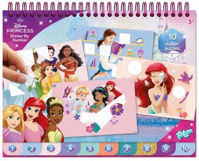 Prințesele Disney Sprinkle Party Set de autocolante puzzle și de colorat