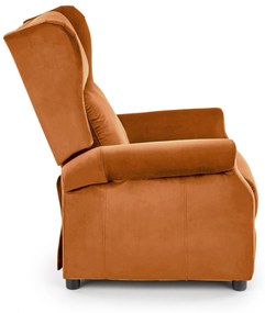 Fotoliu recliner Agustin 2 velvet cinnamon H107 cm