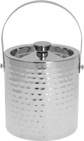 Frapiera pentru gheata Kinghoff KH 1503, 1,5 L, Exterior reliefat, Pereti dubli, Maner, Otel inoxidabil