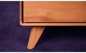 Comodă joasă din lemn de fag 134x63 cm Greg - The Beds