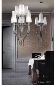 Azzardo AZ1344 - Lustră pe lanț DIABLO 6xE14/11W/230V negru