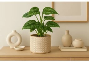 Mască de ghiveci Landon, 14 x 13 cm, beton