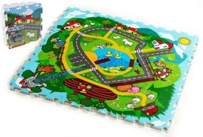 Puzzle spumă City Primele mele animale 30x30x1,2cm 9buc MPZ