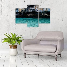 Tablou cu apă și stâci (90x60 cm)