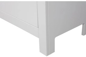 Comodă TV gri deschis din lemn de pin 120x45x40 cm Bonk – WOOOD