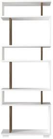 Bloc de bibliotecă White Walnut
